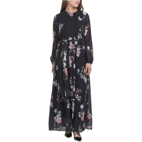 NANCY YANG Floral Maxi Dress - Picture 1 of 4